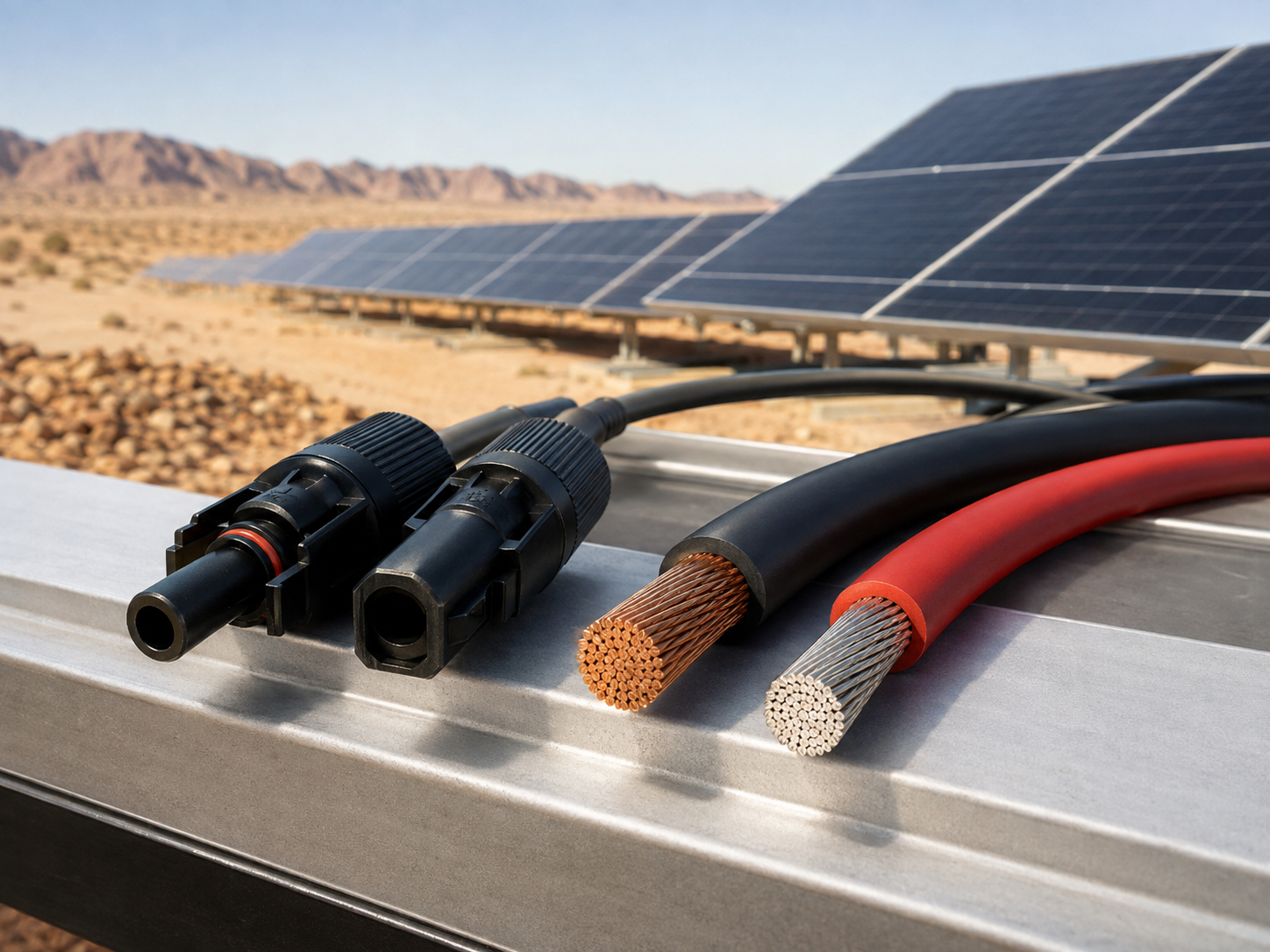 GF-WDZENSR53 desert photovoltaic cable application in Gobi