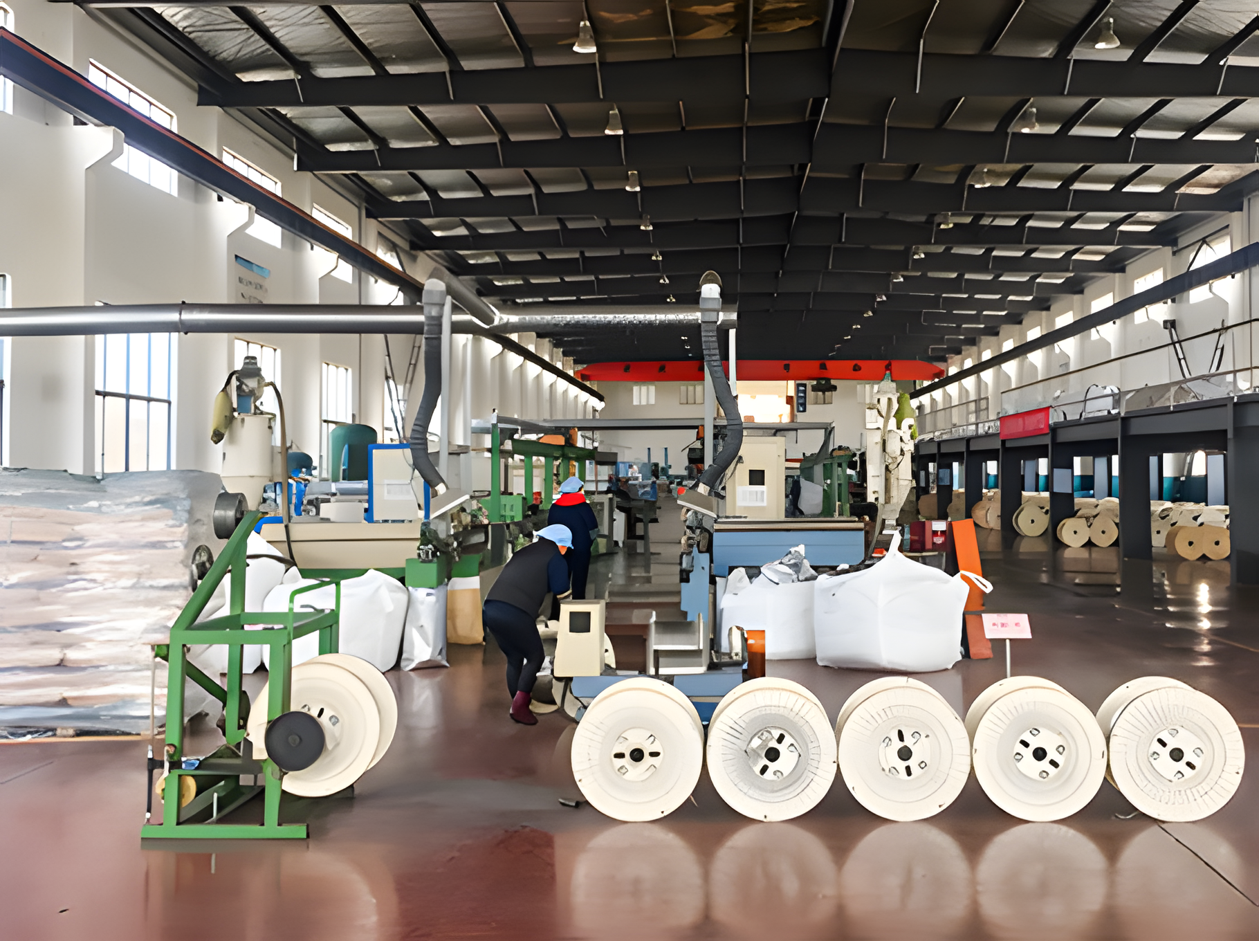 Industrial cable manufacturing process and quality control