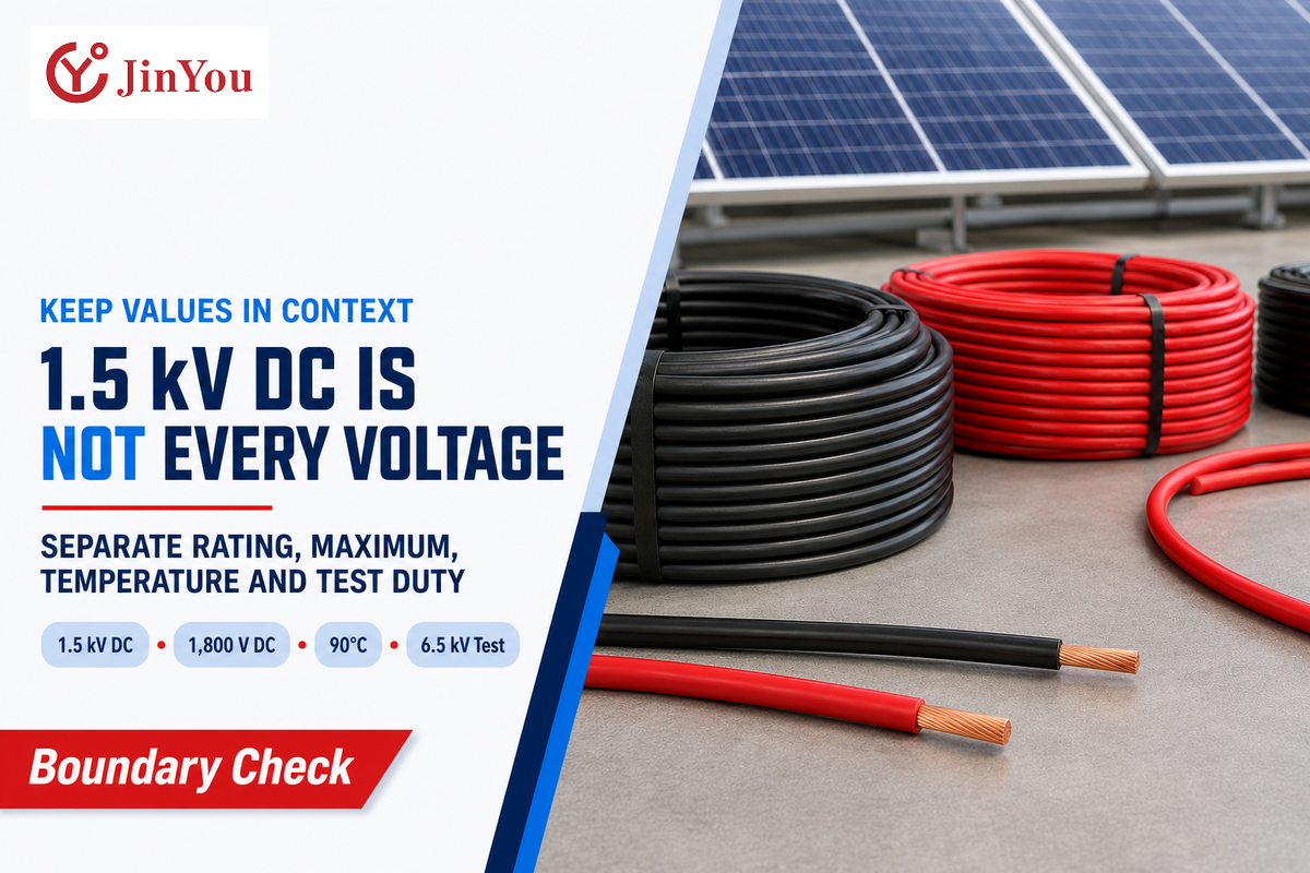 Which Voltage Rating and Temperature Values Must Be Verified? — JINYOU Cable