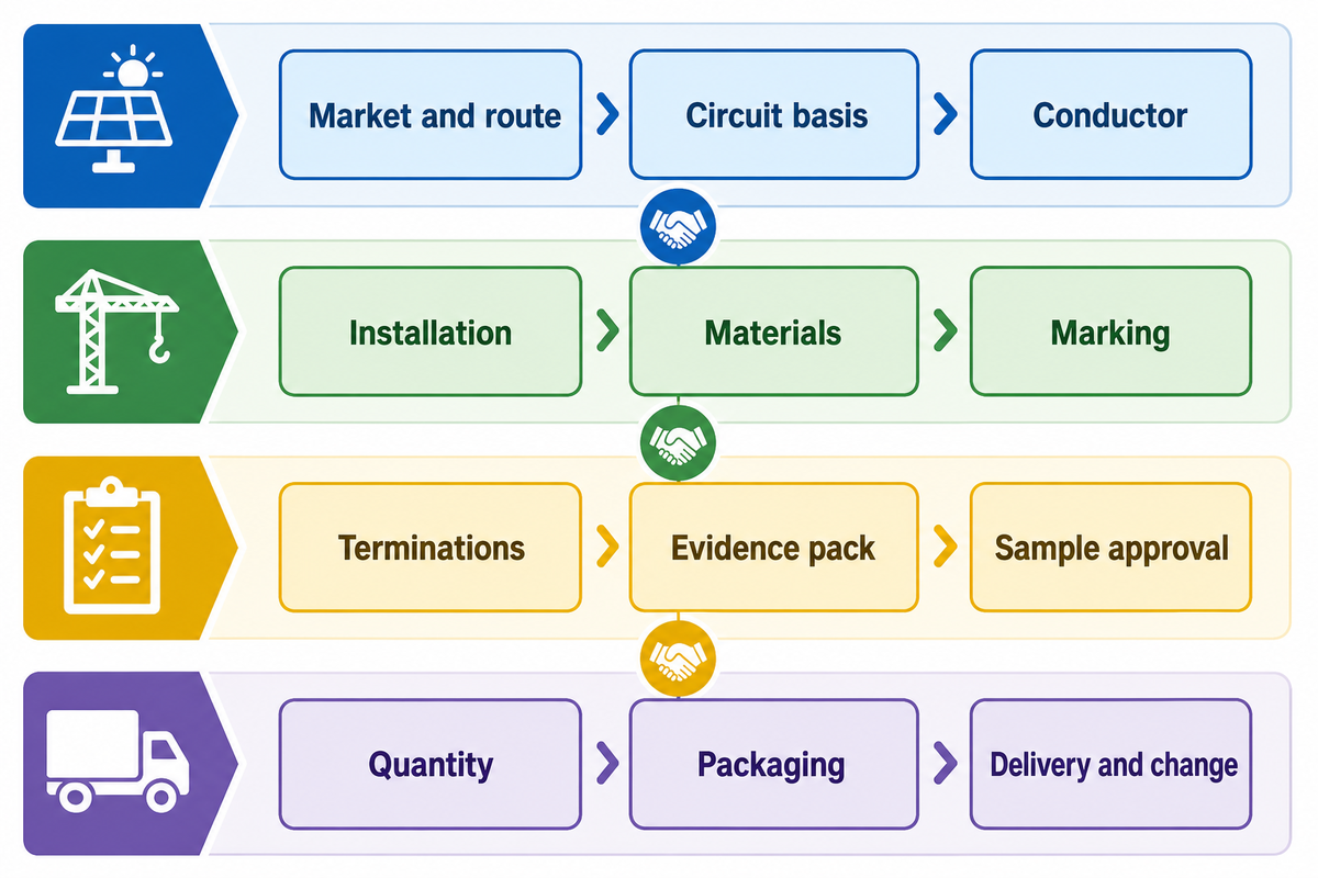 Japanese Solar Cable RFQ and Supplier Handoff — JINYOU Cable