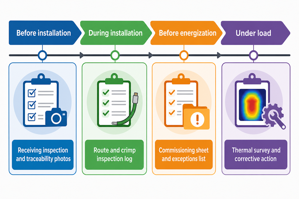 Installation and Commissioning Checks That Product Certificates Do Not Replace — JINYOU Cable