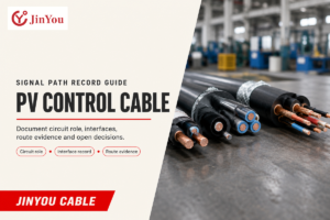 PV Control Cable: 9 Checks Before a Solution Request