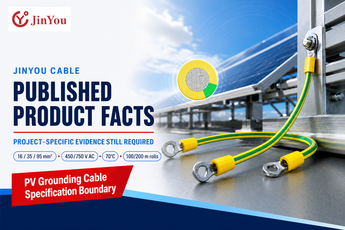 JINYOU PV Grounding Cable Specification Boundary — JINYOU Cable