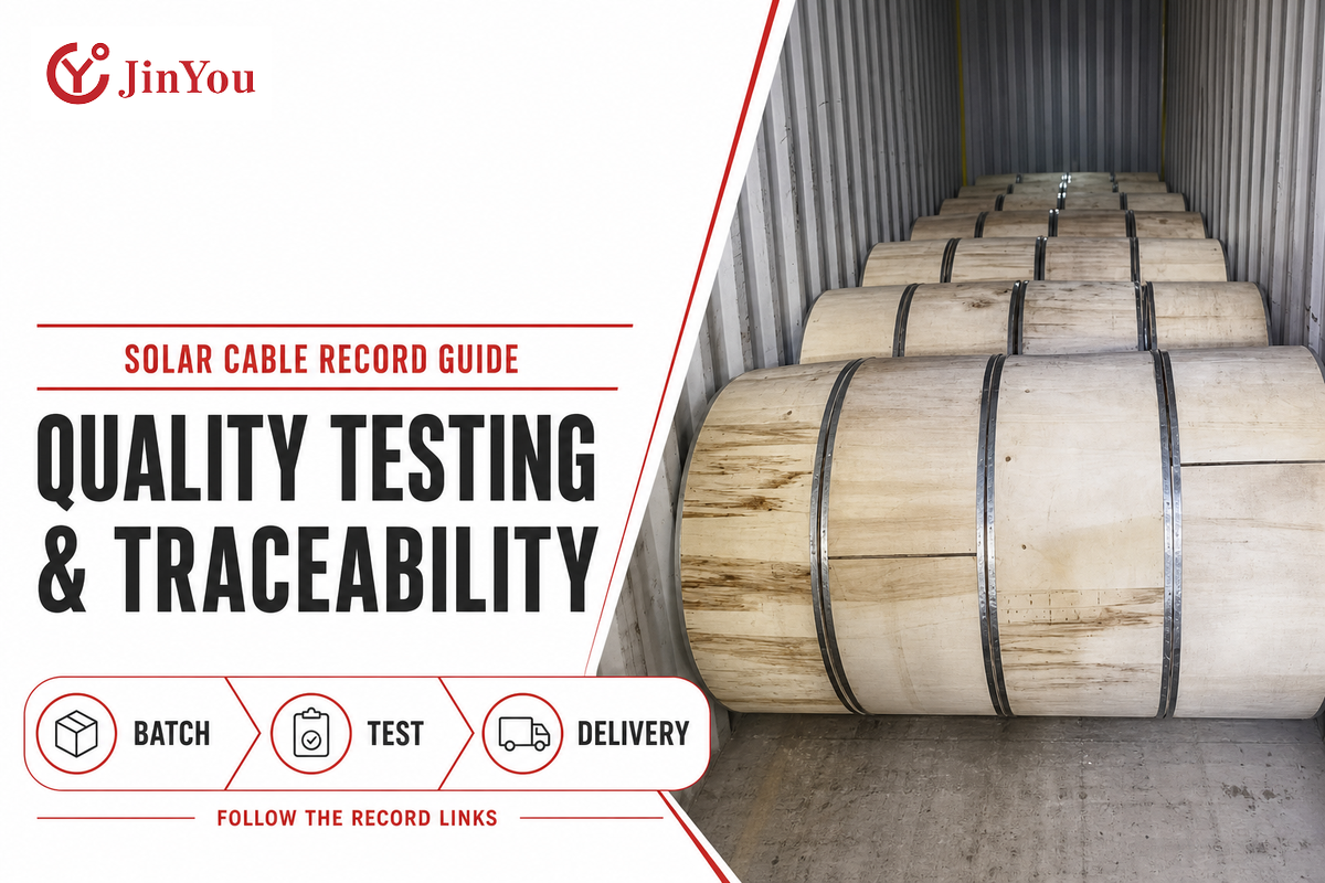 Quality testing and traceability for cable projects