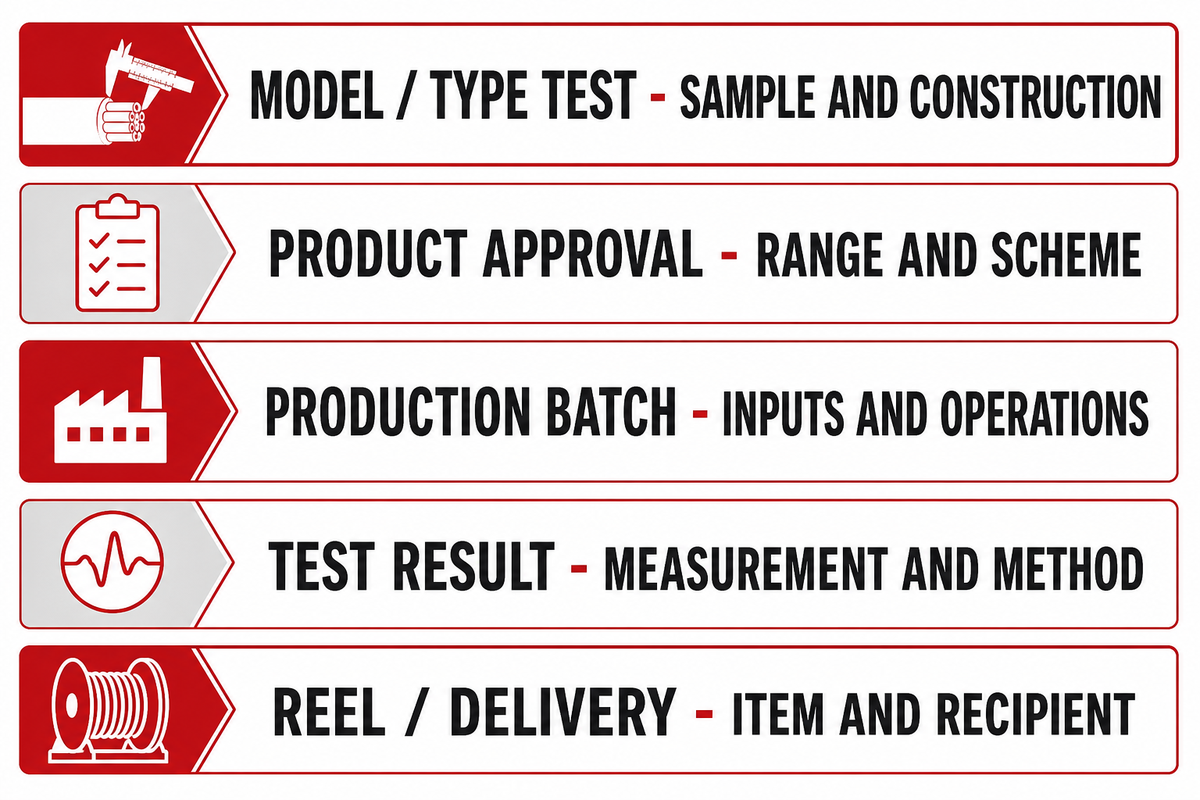 Which Evidence Describes a Model, a Batch or a Reel? — JINYOU Cable