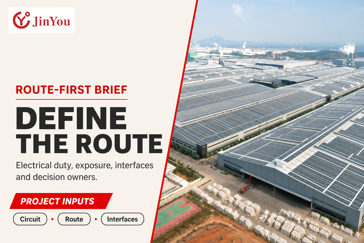 3. Build a Route-First Specification Brief Before Choosing a Cable — Jinyou Cable