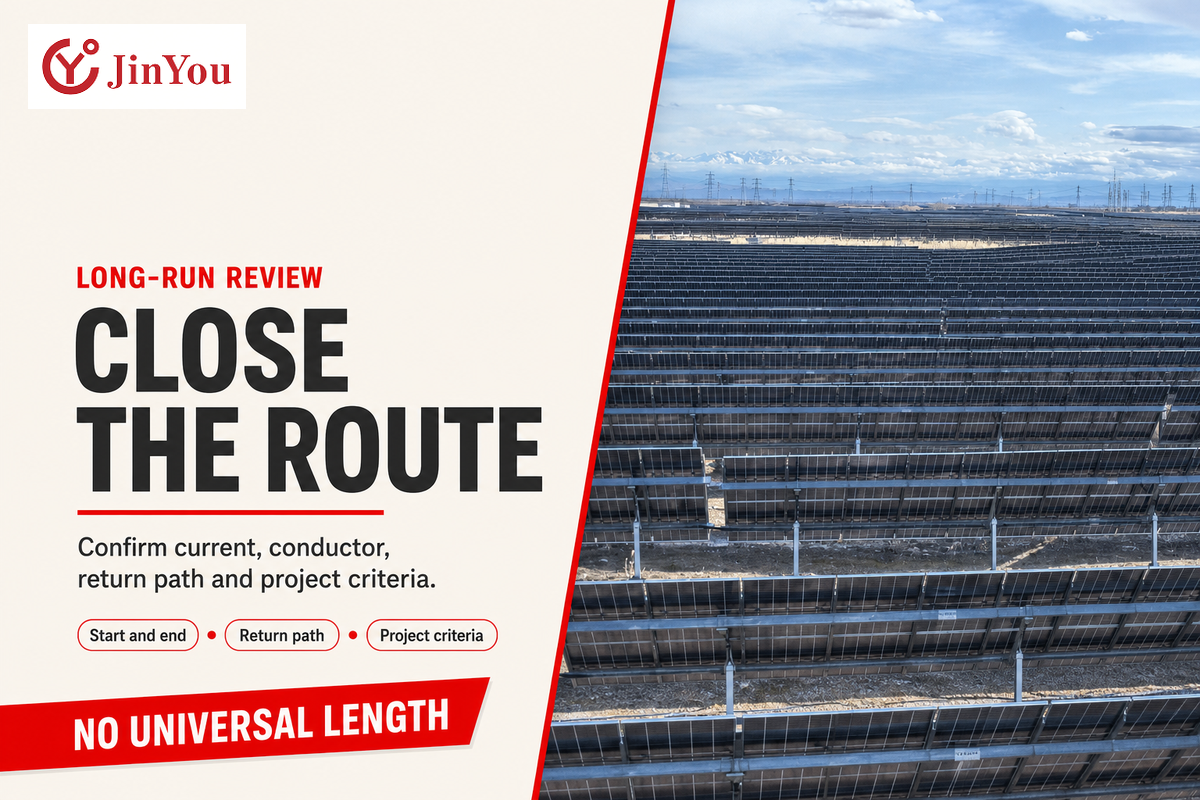 5. Review Long Runs and Voltage Drop Before Locking the Layout — Jinyou Cable
